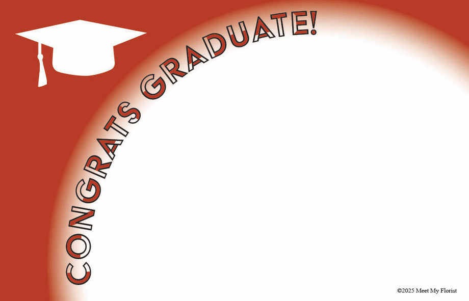 Graduation - Congrats Graduate! - Rust – Meet My Florist